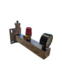 Grupa bezpieczeństwa do C.W.U 6 bar INOX