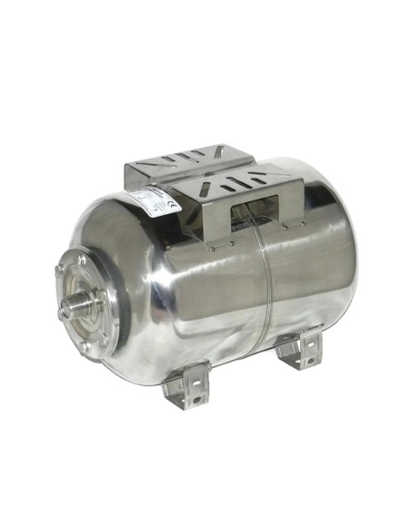 Zbiornik przeponowy 80L INOX poziomy